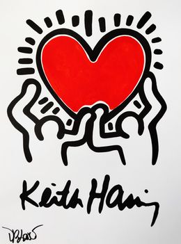 Gemälde, Haring in love (a tribute to K.H.), Dr. Love