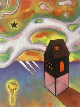Painting, Elysium Fields, Lana Devidze