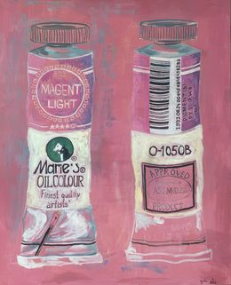 Painting, Portrait of Friends, Lana Devidze