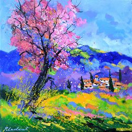 Painting, Spring in Provence, Pol Ledent