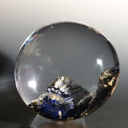 Sculpture, Sphère N°1542 Epicéa, Yann Perrier