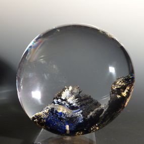 Sculpture, Sphère N°1542 Epicéa, Yann Perrier