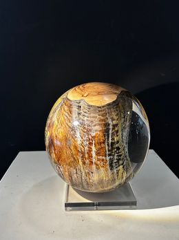 Sculpture, Sphère N°1550 Olivier, Yann Perrier