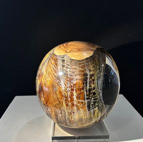 Sculpture, Sphère N°1550 Olivier, Yann Perrier