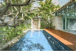 Painting, Pool - Bali, Ralph-J. Petschat