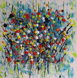 Pittura, Couleurs bleues, Christiane Guerry