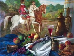 Painting, Hunting, Anatoly Tarabanov