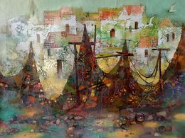 Painting, Fishing nets, Anatoly Tarabanov