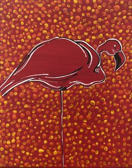 Peinture, From the series "Flamingos" - 08, Les Panchyshyn