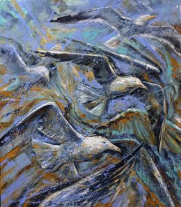 Painting, Sea birds, Voichenko Sergiy