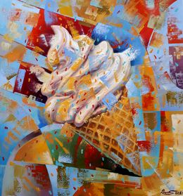 Painting, Splash ice cream, Voichenko Sergiy