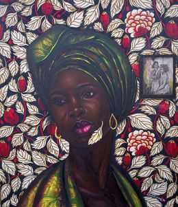 Gemälde, Souvenirs of Beauty 1, Bakare Abubakri-sideeq Babatunde