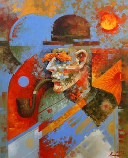 Peinture, Evening tube, Voichenko Sergiy