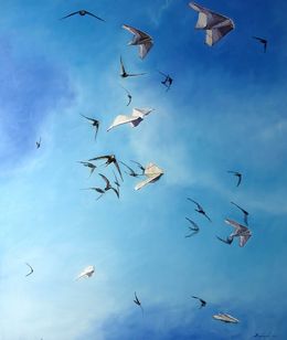 Painting, Air corridor, Anatoly Varvarov