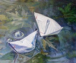 Painting, Cell with a ruler, Anatoly Varvarov