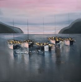 Painting, Reves suspendus, Nat Stresser