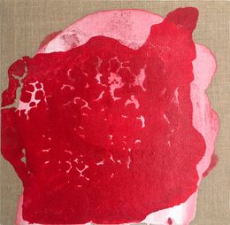 Painting, Carré rouge, Isabelle Marie