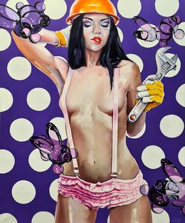 Pintura, Girl with a key, Konovalov Igor