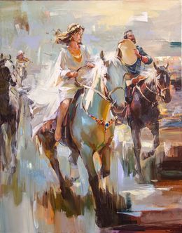 Gemälde, Romany wedding, Vasyl Khodakivskyi