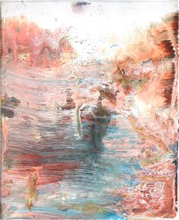 Painting, Paysage onirique, Isabelle Marie