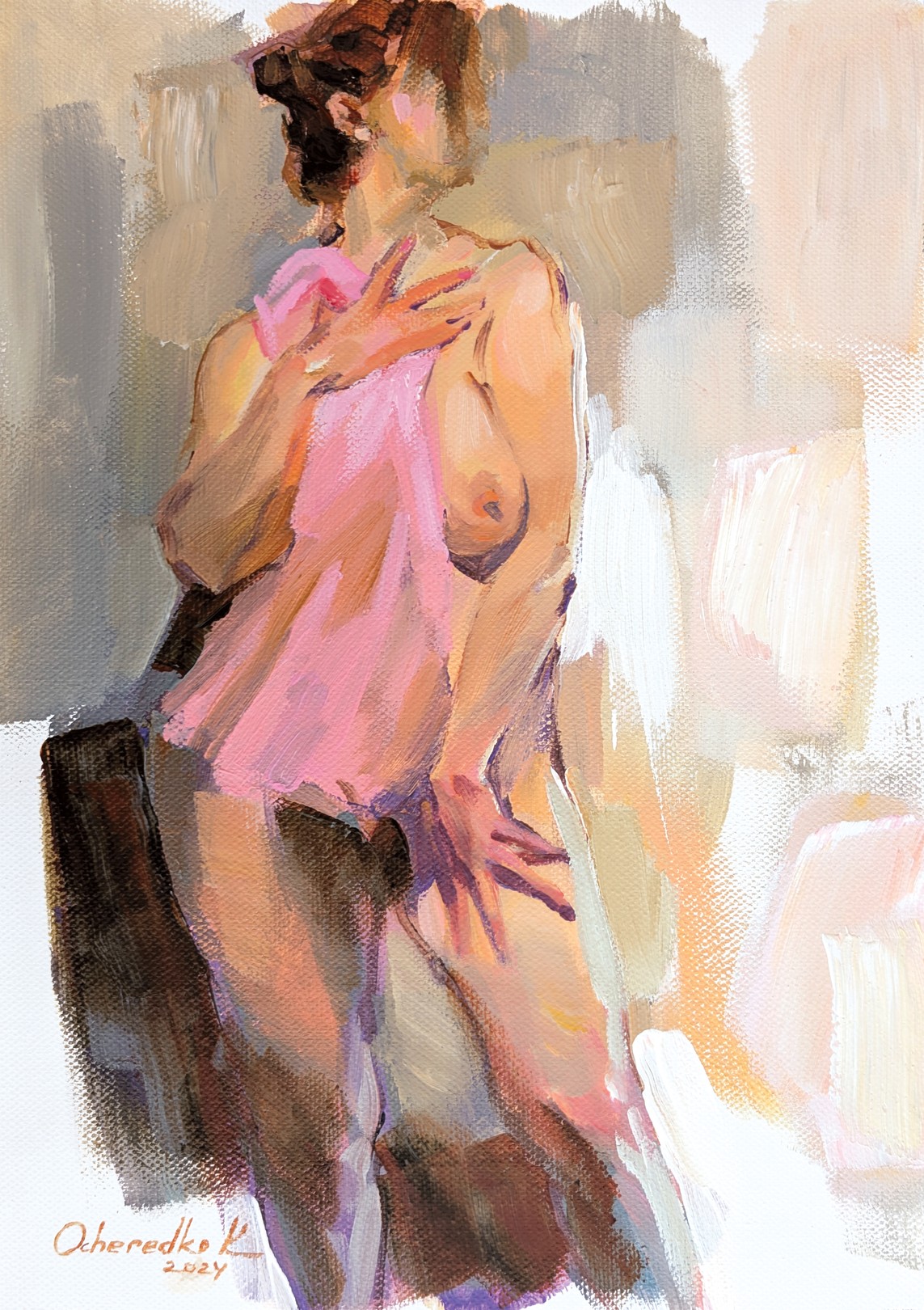 Kateryna Ocheredko, Sketch 3. A moment of delight Kateryna Ocheredko, Sketch 3. A moment of delight
