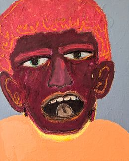 Painting, Le chanteur chez le dentiste, Jéko