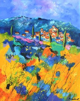 Gemälde, A village in Provence, Pol Ledent