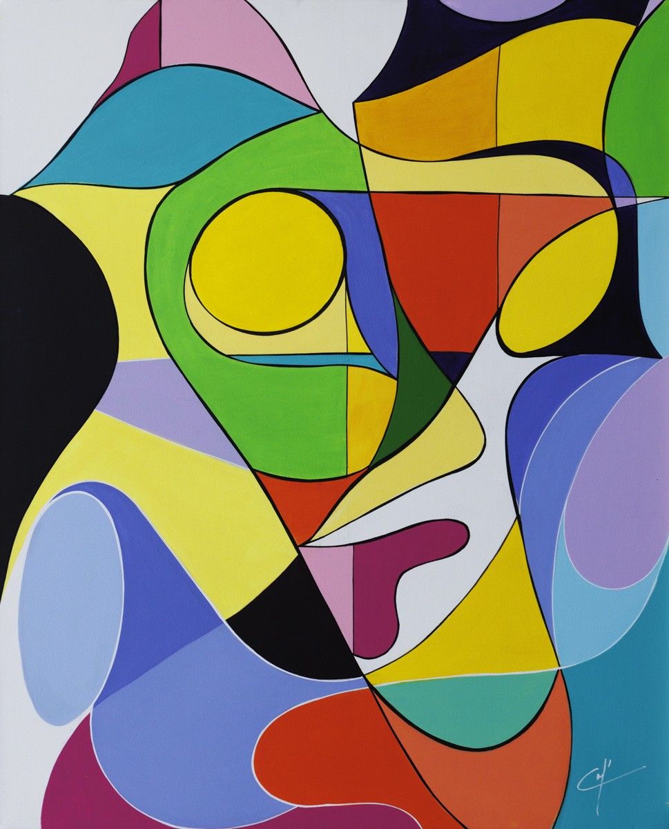 Francia Craineguy dite Mona, Les couleurs de Yaël - série abstraction géométrique Francia Craineguy dite Mona, Les couleurs de Yaël - série abstraction géométrique