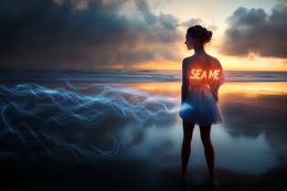 Print, Sea Me 2, Studio Cyano Dumarais by Marc De Corte