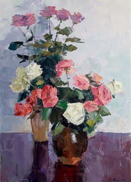 Gemälde, Roses for a loved one, Boris Serdyuk