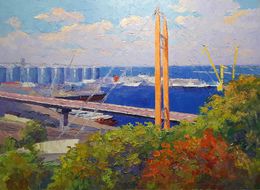 Gemälde, Odessa port, Boris Serdyuk