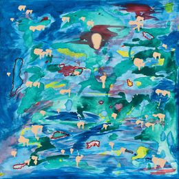 Painting, Aqua 5, Gina Vor