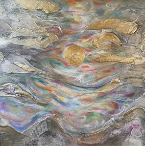 Painting, Dance of Water, Jarmila Marcisova