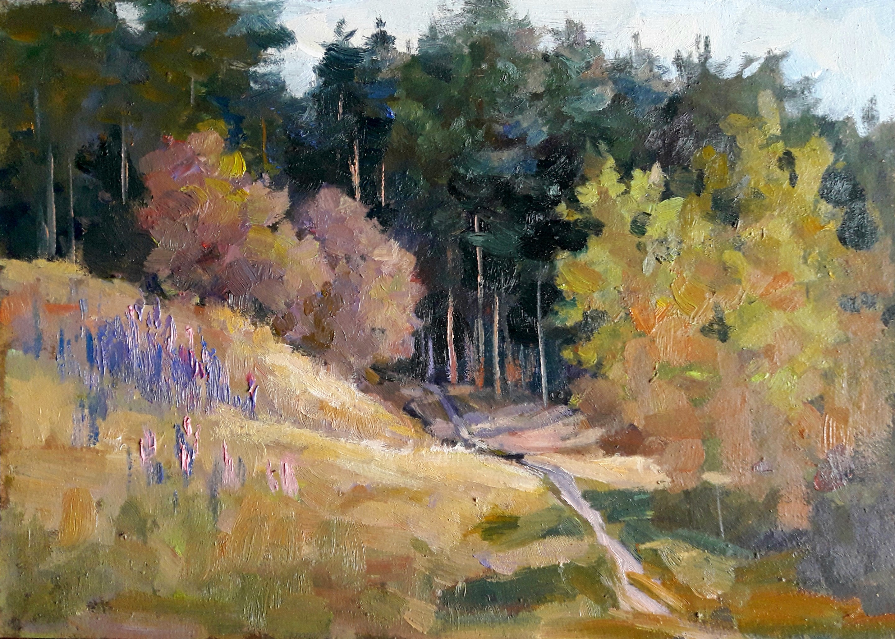 Boris Serdyuk, Lupine on the edge of the forest Boris Serdyuk, Lupine on the edge of the forest
