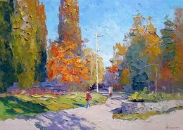 Painting, Autumn day, Boris Serdyuk