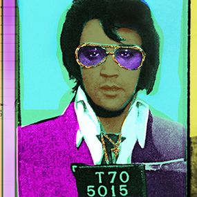 Print, Elvis Gold, Batik