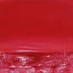 Peinture, Silence 5 - Paysage Abstrait, Sandrine Belmont