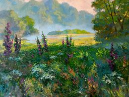 Painting, Summer meadow, Anatoly Tarabanov