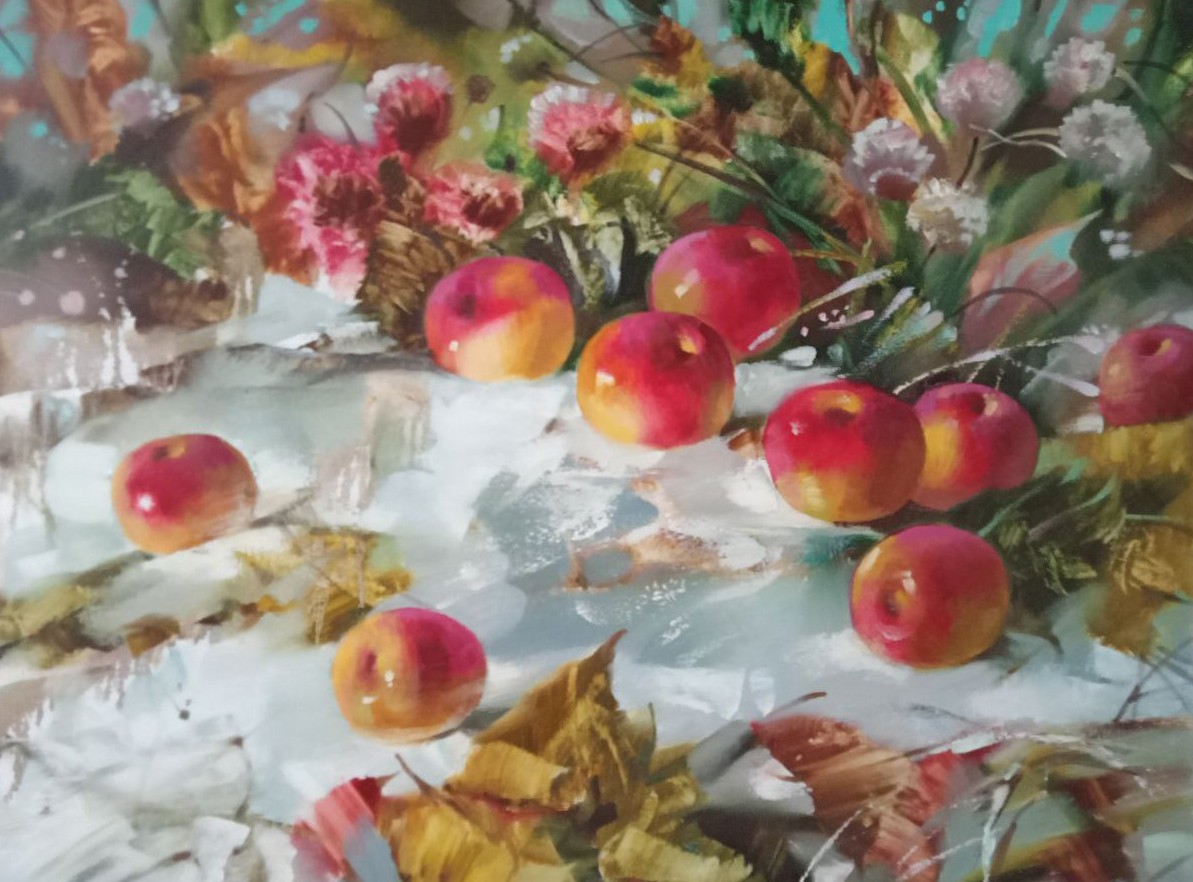 Anatoly Tarabanov, Apples in the snow Anatoly Tarabanov, Apples in the snow