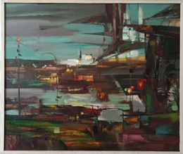 Painting, Urban landscape, Anatoly Tarabanov