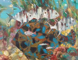 Painting, Big fish, Anatoly Tarabanov