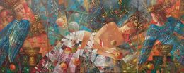 Painting, Sirin bird triptych, Anatoly Tarabanov