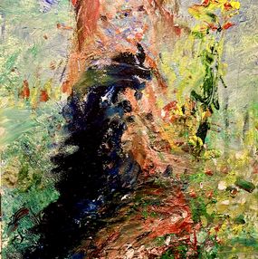 Gemälde, Femme au bouquet, Julien Danaux