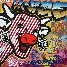 Gemälde, Vache qui Rit 8, Jean-Michel Gnidzaz