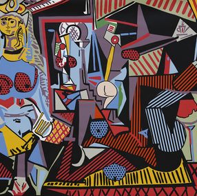 Gemälde, Hommage Picasso, Jean-Michel Gnidzaz