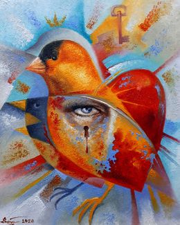 Painting, The soul of a bird, Voichenko Sergiy