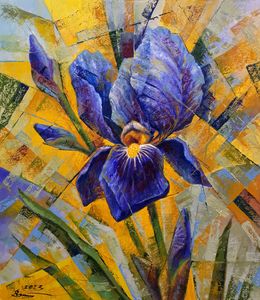 Painting, Iris, Voichenko Sergiy