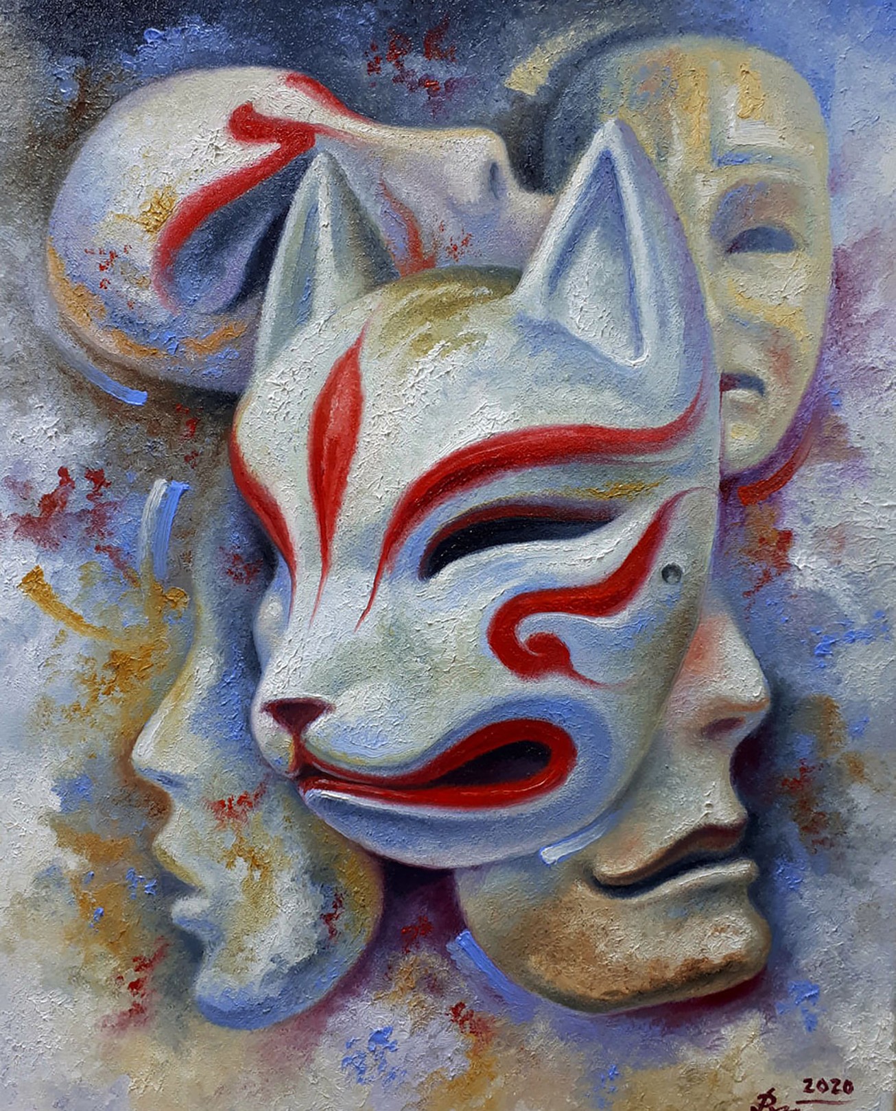 Voichenko Sergiy, Kitsune Japanese fox Voichenko Sergiy, Kitsune Japanese fox