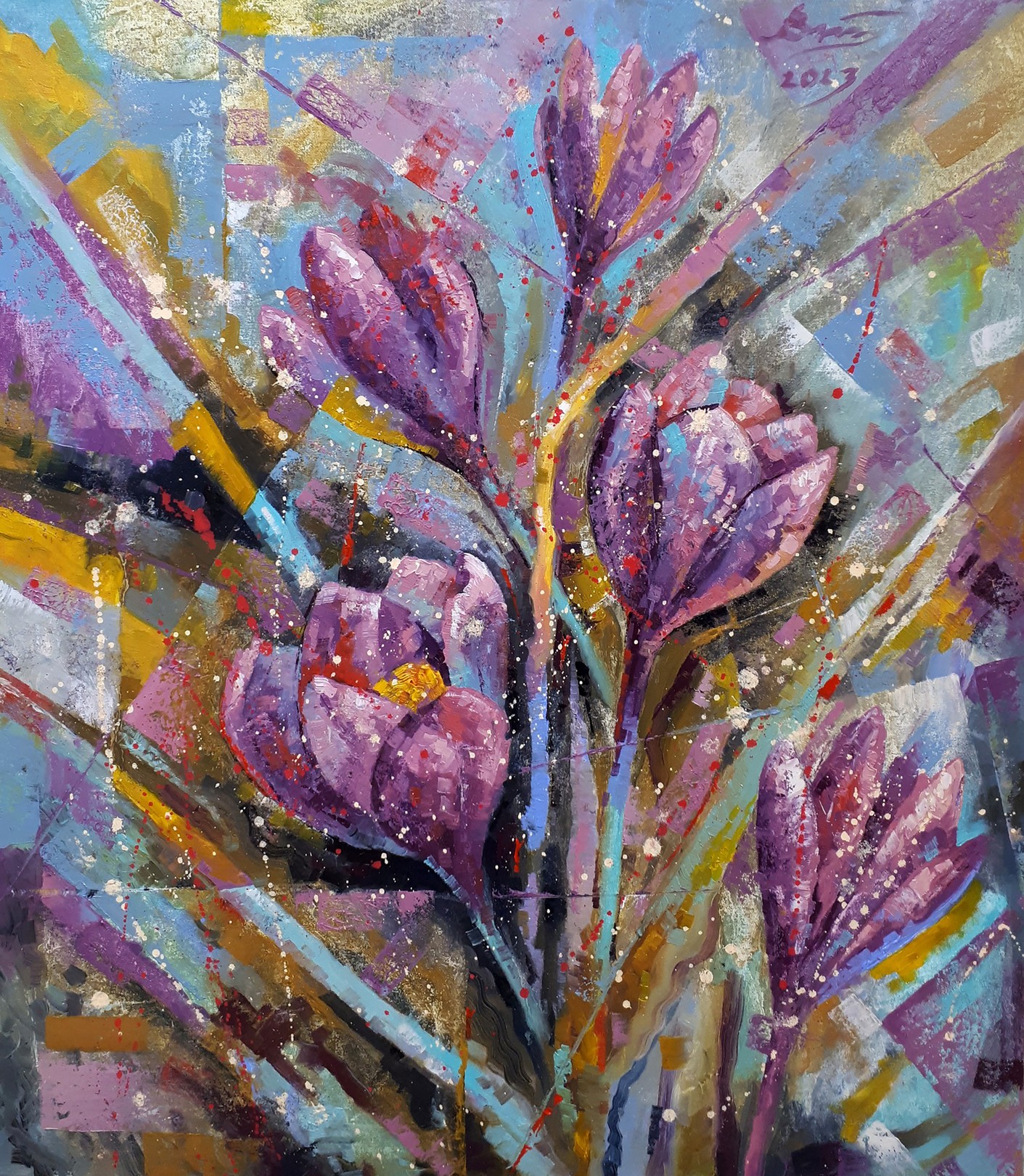 Voichenko Sergiy, Crocuses in March Voichenko Sergiy, Crocuses in March