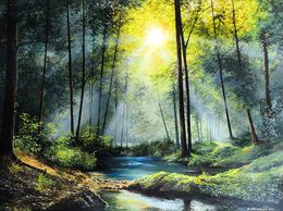 Painting, Forest Sanctuary, Sergey Miqayelyan